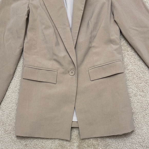 Open Edit Tan Blazer Jacket - Picture 7 of 14